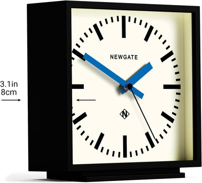 NEWGATE® Amp Silent Sweep Kaminuhr – 'No Tick' – eine Moderne Kaminuhr – Uhren für Wohnzimmer – Büro