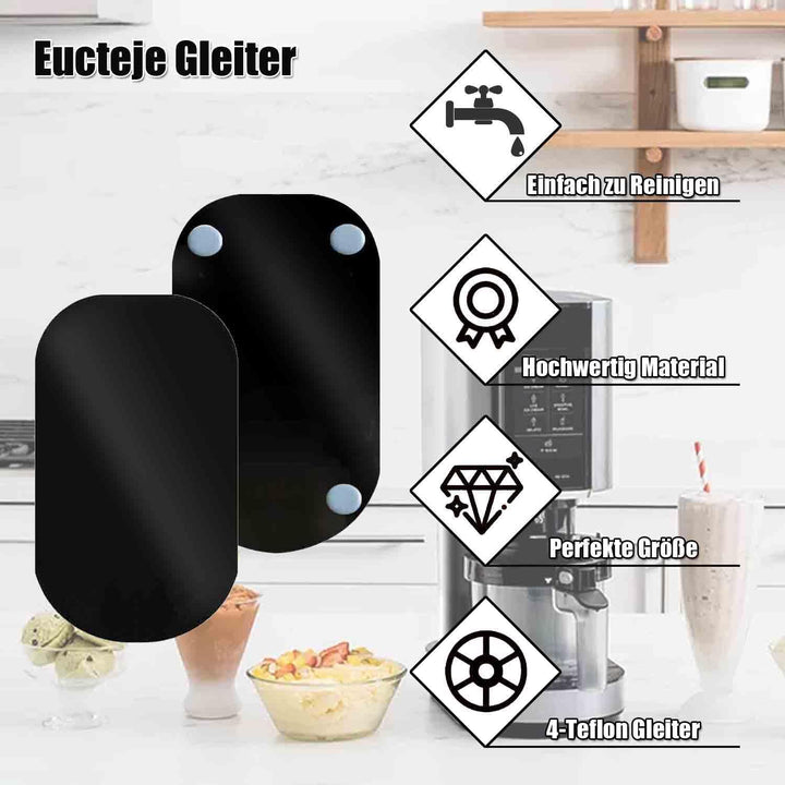 Eucteje Gleitbrett Gleiter Rollbrett Rutschbrett Unterlage Brett Zubehör Kompatibel mit Ninja Creami