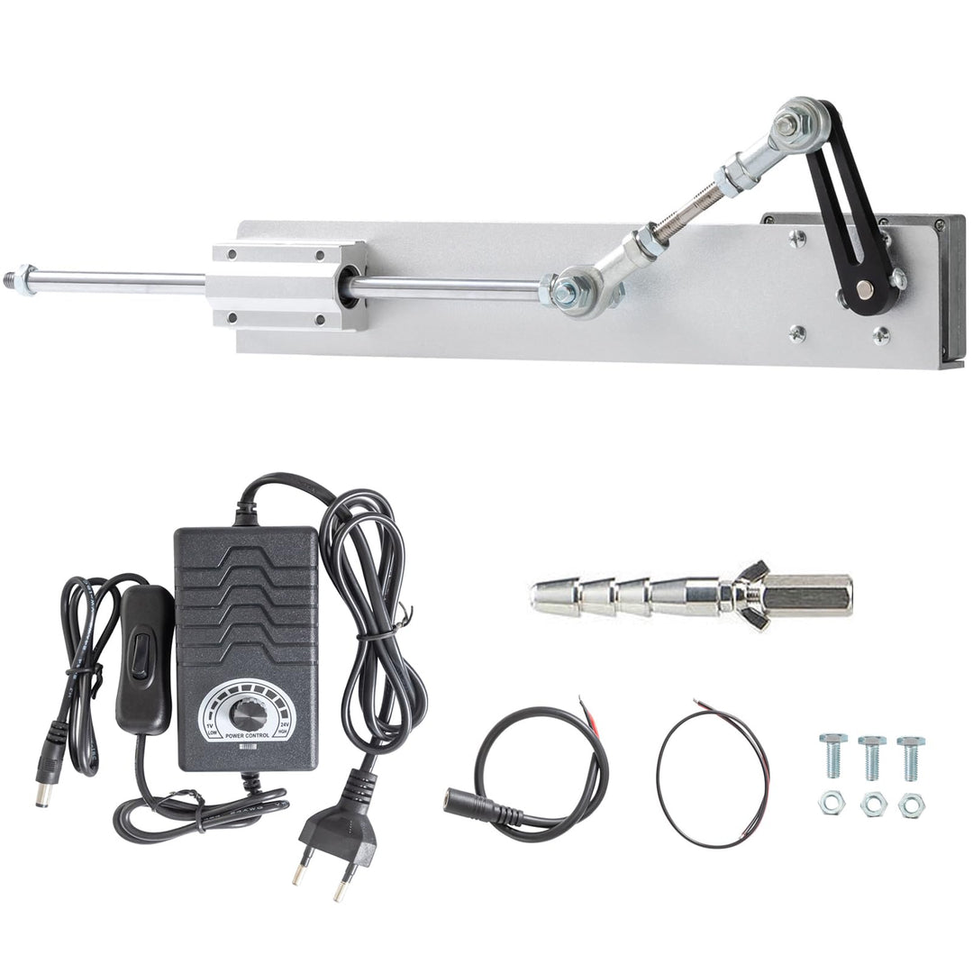 Hubkolbenmotor Linearaktuator DC 24V DIY Motor Hub 3cm-15cm 120rpm mit Drehzahlregler und Ende Verbi