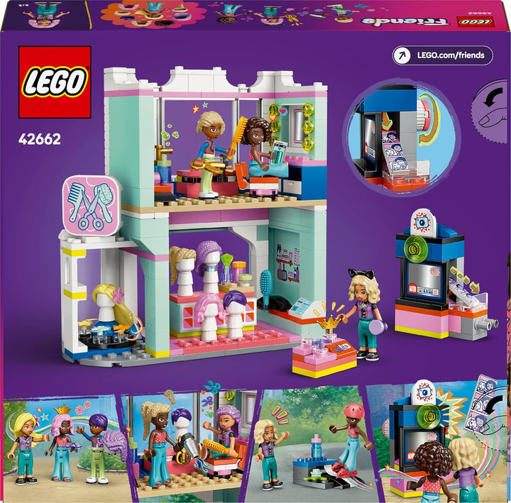 LEGO Friends Friseursalon - Kreatives Spielzeug zum Bauen für Rollenspiele - Mit 3 Minifiguren, Skat