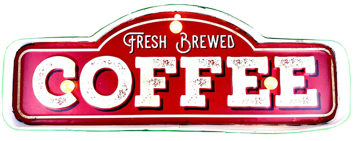 Lampenschild für Café Coffee retro – Vintage-Schild von DiiliHiiri von American Retro Sign Company.