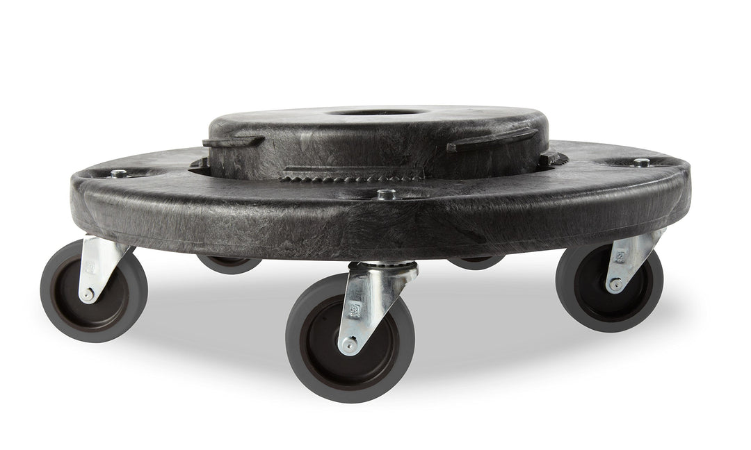 Rubbermaid Commercial Products FG264043BLA BRUTE Rollplattform, geräuscharme, Schwarz Rollator, Roll