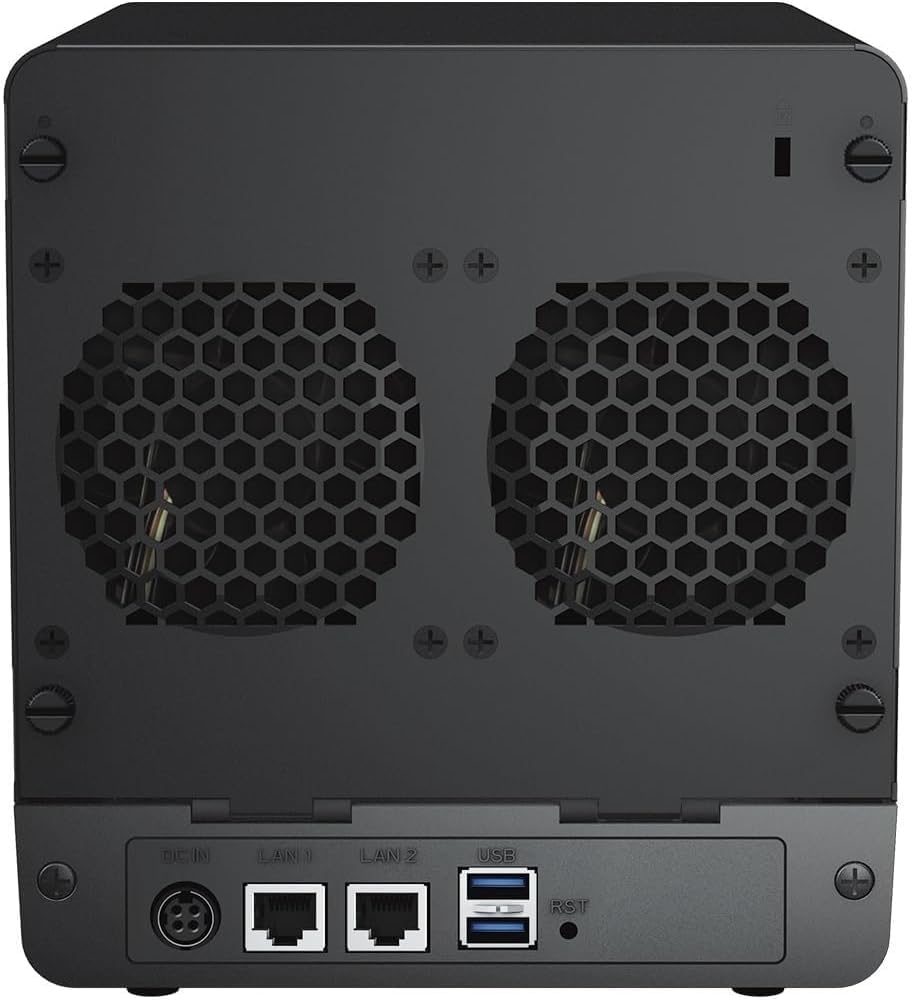Synology DS423 4-Bay Diskstation NAS (Realtek RTD1619B 4-Core 1.7 GHz 2GB DDR4 Ram 2xRJ-45 1GbE LAN-