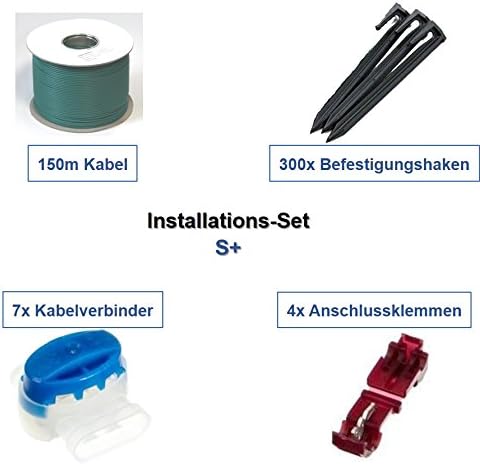 Genisys Installation Set S+ kompatibel mit Kärcher Mähroboter RLM 4 Ž Kabel Haken Verbinder Paket Ki