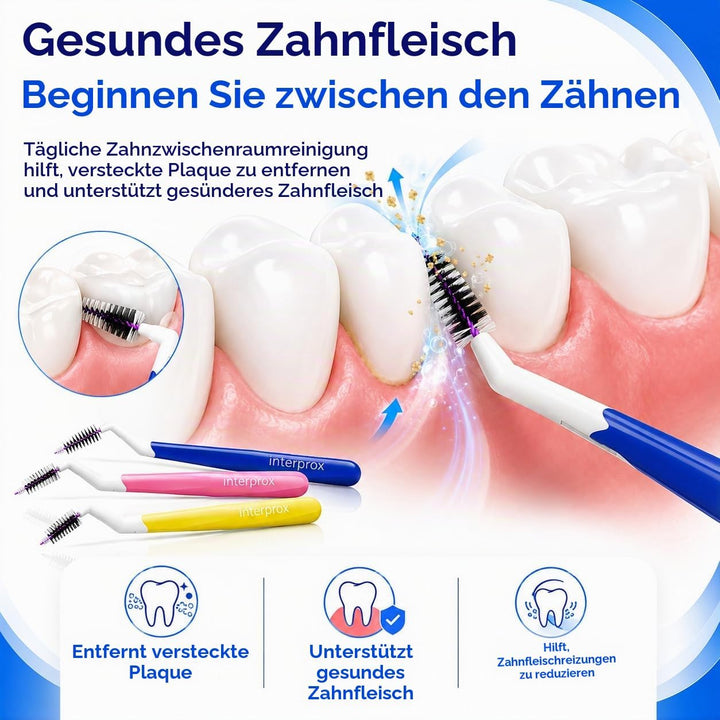 3x Interprox plus Interdentalbürsten blau conical 6er Pack (3x 6er Pack) Blau 2 stück (3er Pack), Bl
