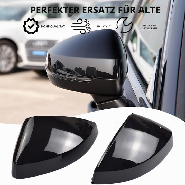 Auto Spiegelkappen1 Paar Tür Aussenspiegelkappe Rückspiegelkappe Seitenspiegel Abdeckungen für A-udi
