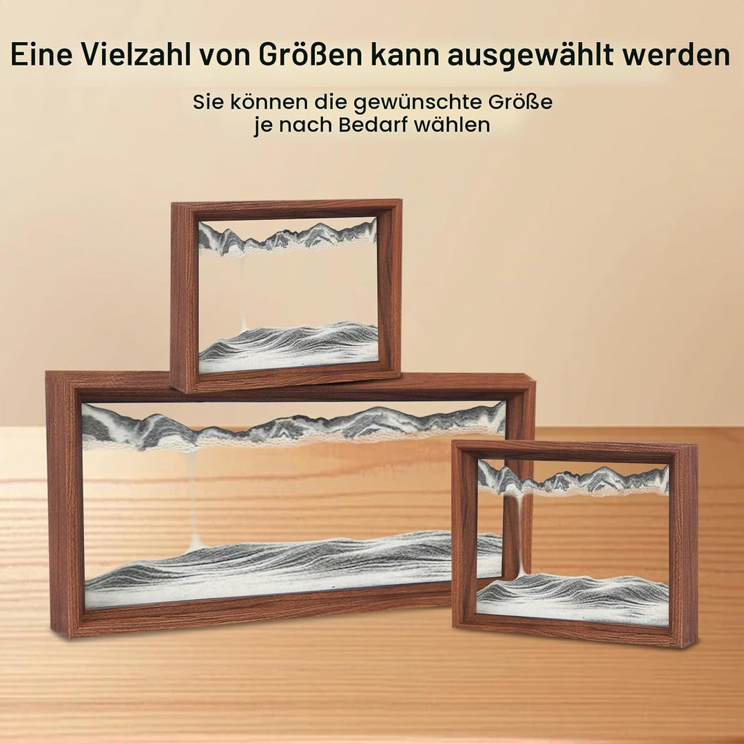 AzureLeap Sandbilder zum Drehen 3D Sandscape die Sandkunst in Tiefsee Fliessende Sandmalerei Sandbil