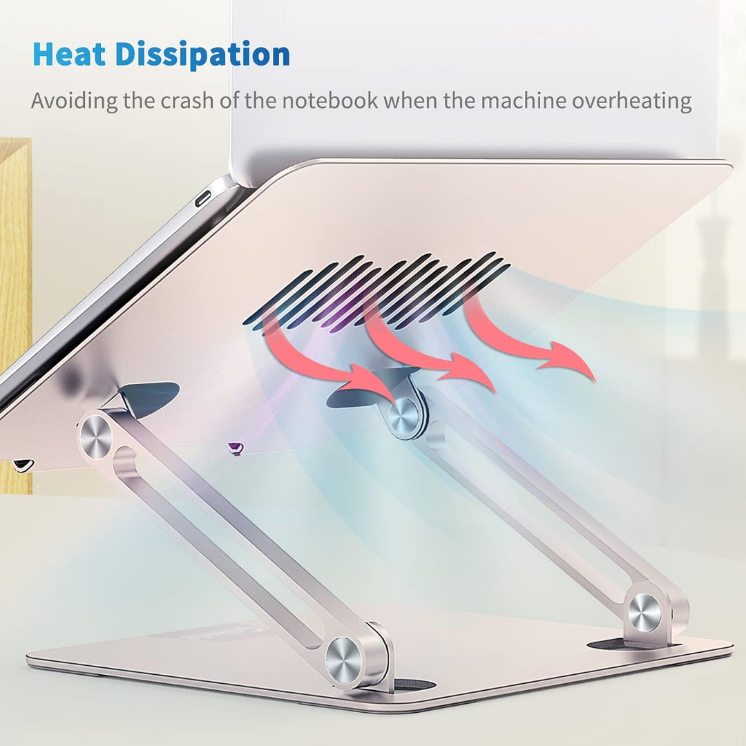 Gokeda Laptop Ständer, ergonomischer Laptopständer aus Aluminiumlegierung für den Schreibtisch, Note