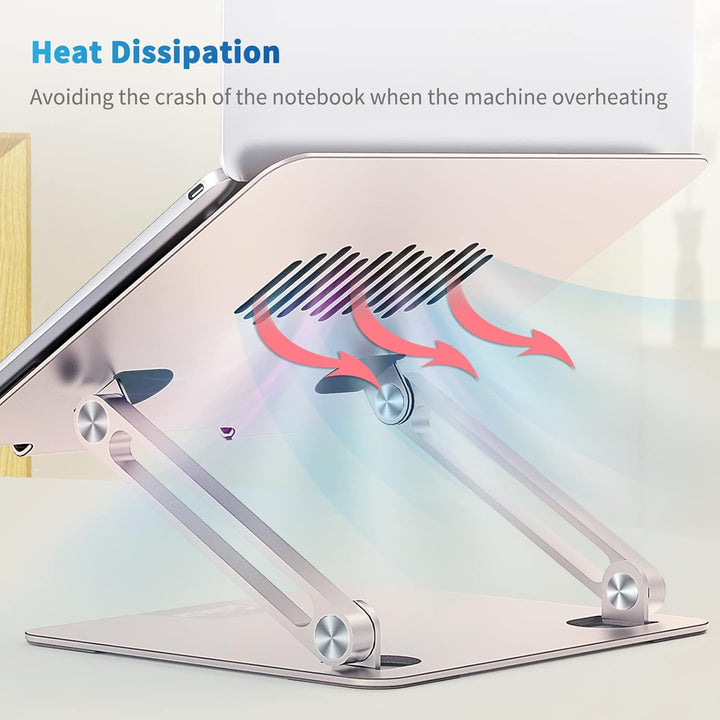 Gokeda Laptop Ständer, ergonomischer Laptopständer aus Aluminiumlegierung für den Schreibtisch, Note