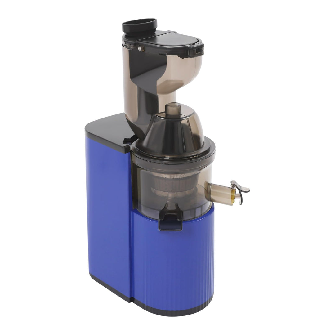 Haushaltsentsafter, Langsamer Entsafter Slow Juicer 500ml(Blau)