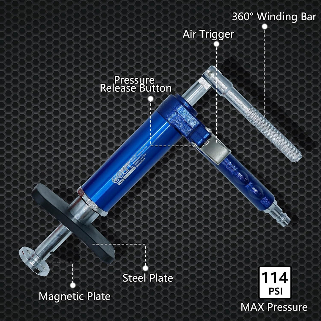 CCLIFE 16tlg Universal Pneumatischer Bremskolbenrücksteller Druckluft Bremskolben Rücksteller Werkze
