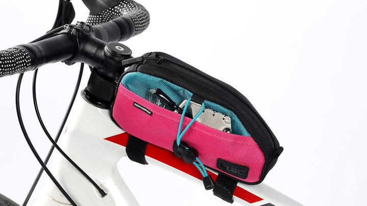 ULAC - Rahmentasche für Fahrrad Trekking PRO | wasserdichte Materialien | 21x10x6 cm | Reissverschlu
