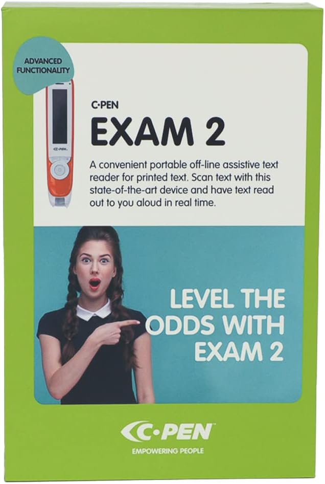C-Pen Exam Reader 2 | Text-to-Speech Reading Support for Exams