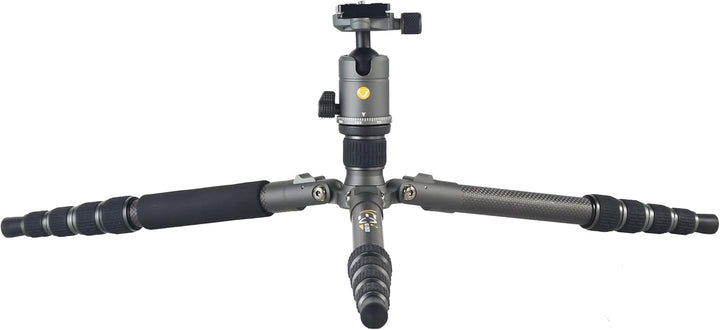 Vanguard VEO 3GO 235CB - Reisestativ aus Carbon, Silber - schwarz Tripod, Tripod