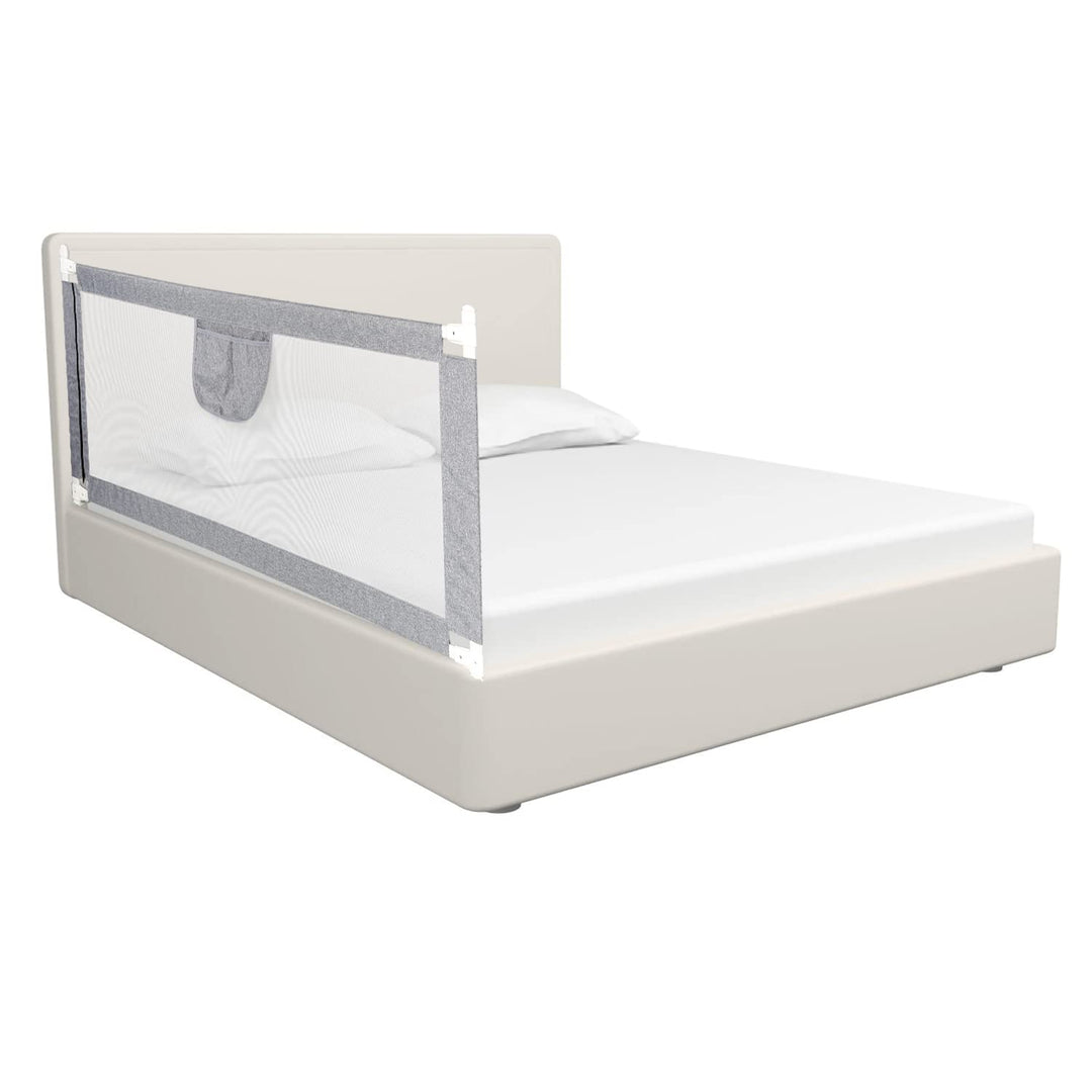 Cecaylie Bettgitter 150 x 80cm, Bettschutzgitter Rausfallschutz Bett Klappbar für Kinder &amp; Elternbet