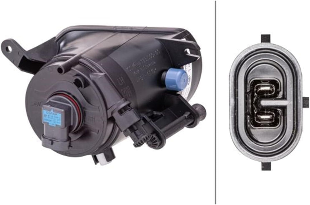 HELLA 1N0 010 327-151 Halogen-Nebelscheinwerfer - links - für u.a. Audi Q7 (4Lb), links
