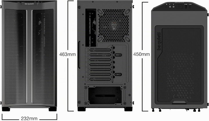 be Quiet! Pure Base 500 FX Black Midi Tower PC-Gehäuse BGW43 schwarz