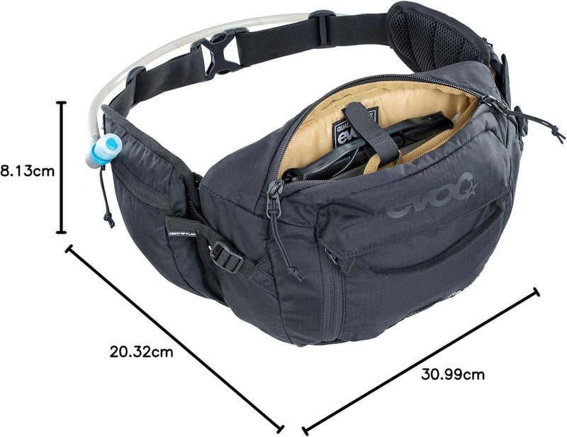 EVOC HIP Pack 3 und HIP Pack PRO 3 Hüfttasche Bauchtasche für Bike-Touren & Trails (3L Fassungsvermö