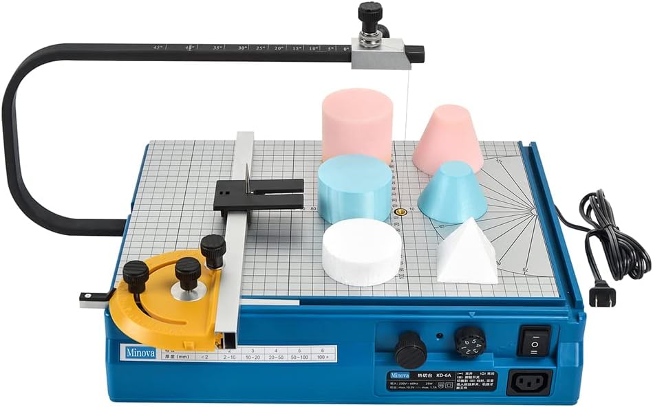 MINOVA Heissdraht-Schneidegerät, Thermocut Styroporschneider für Styropor, KT-Platten, Schaumstoff,