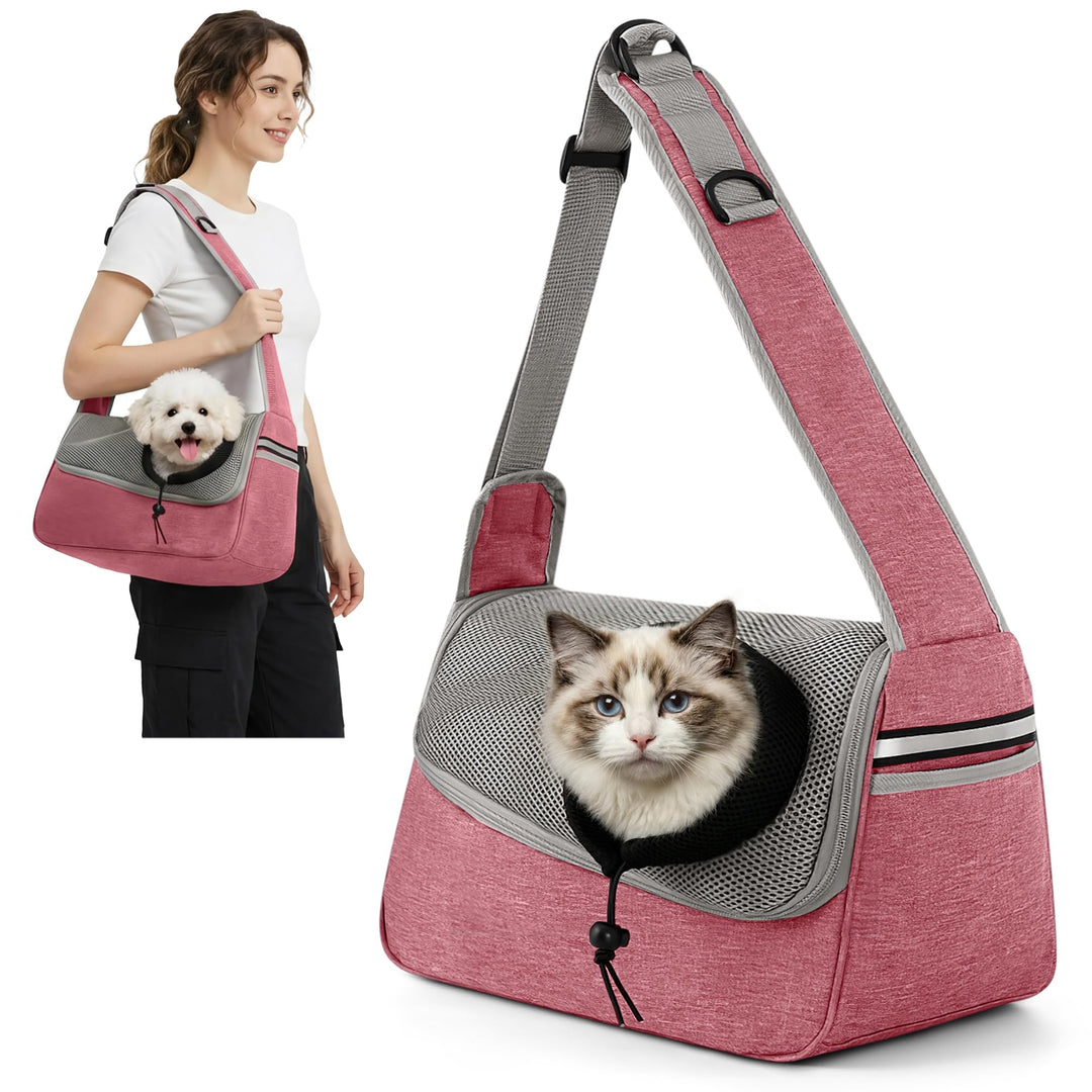 ALLSOPETS Hundetasche Tragetuch Hund Schultertasche Katzentragetasche Haustiere Tasche für Katzen un