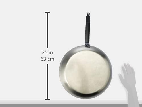 Pentole Agnelli COFE3006PT40 Lionese Schwereisenpfanne, 40 cm, 40 cm