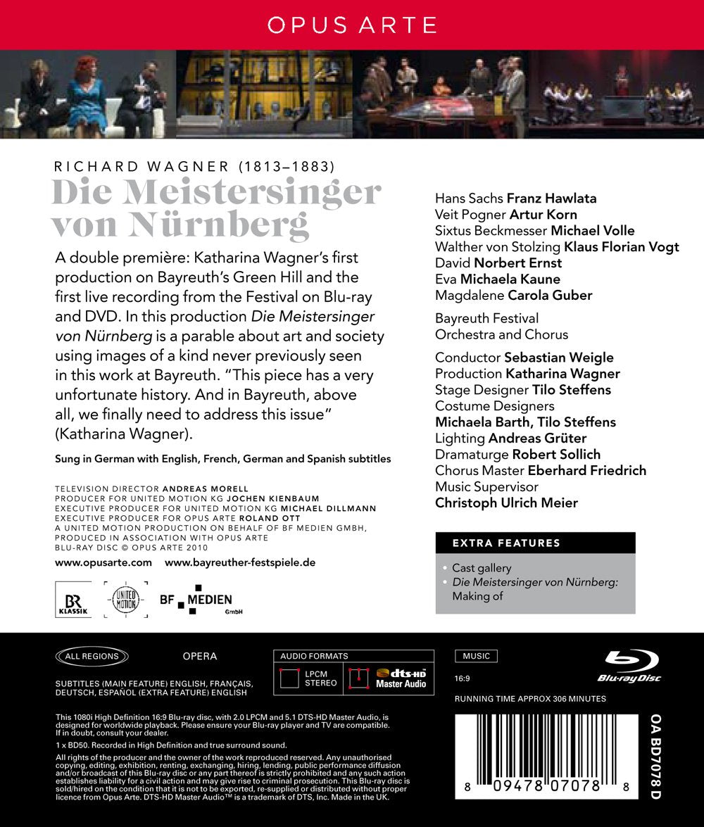 Richard Wagner - Die Meistersinger von Nürnberg [Blu-ray], Blu-ray