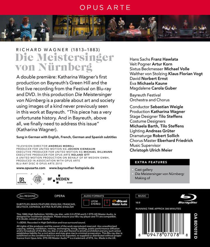 Richard Wagner - Die Meistersinger von Nürnberg [Blu-ray], Blu-ray