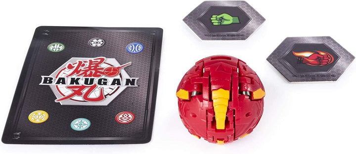 BAKUGAN 6045138 / #20115348 - Storage Case, Aufbewahrungskoffer mit extra Basic Ball, Dragonoid (rot