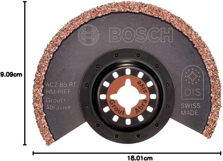 Bosch Professional 1x Segmentsägeblatt ACZ 85 RT3 (für Mörtel, Körnung 30, Ø 85 mm, Zubehör Multifun