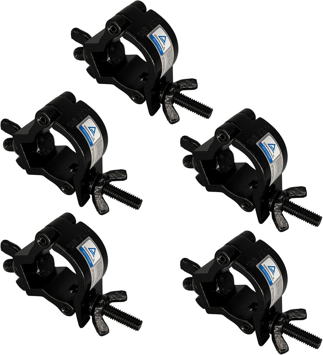 Truss Clamp-JLTPH 5 Stück Heavy Duty 32-35 mm Bühnenbeleuchtung Haken Klemme/Lautsprecher Ständer be