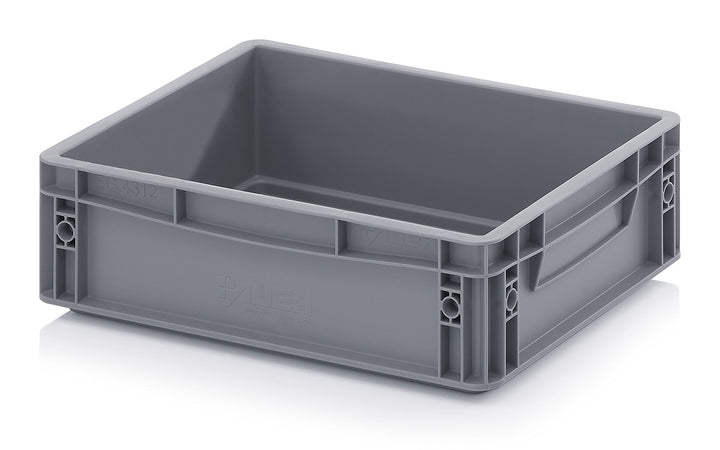 Auer Packaging Eurobehälter-Eurobox 40 x 30 x 12 grau inkl. gratis Zollstock