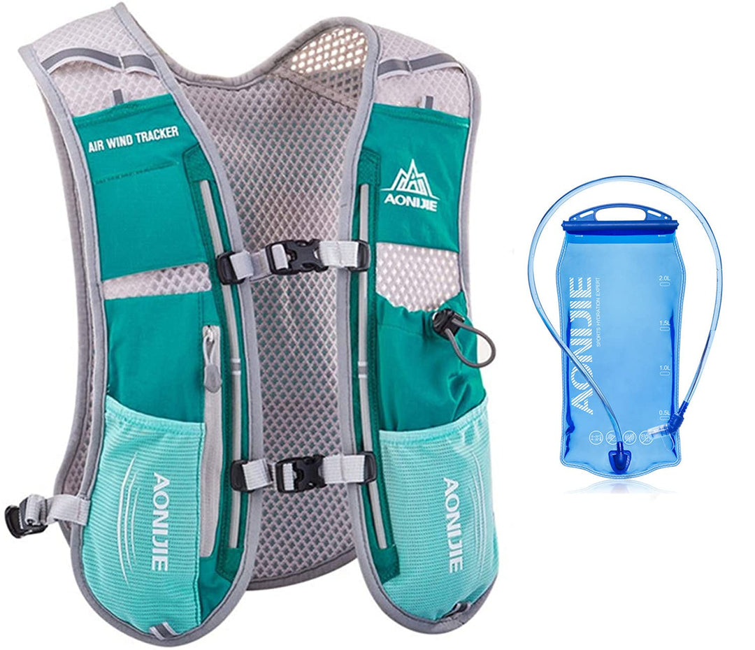 Win.Deeper 5L Ultraleicht Trinkrucksack Trail Rucksack Trinkweste, Hydration Pack Fahrradrucksack fü