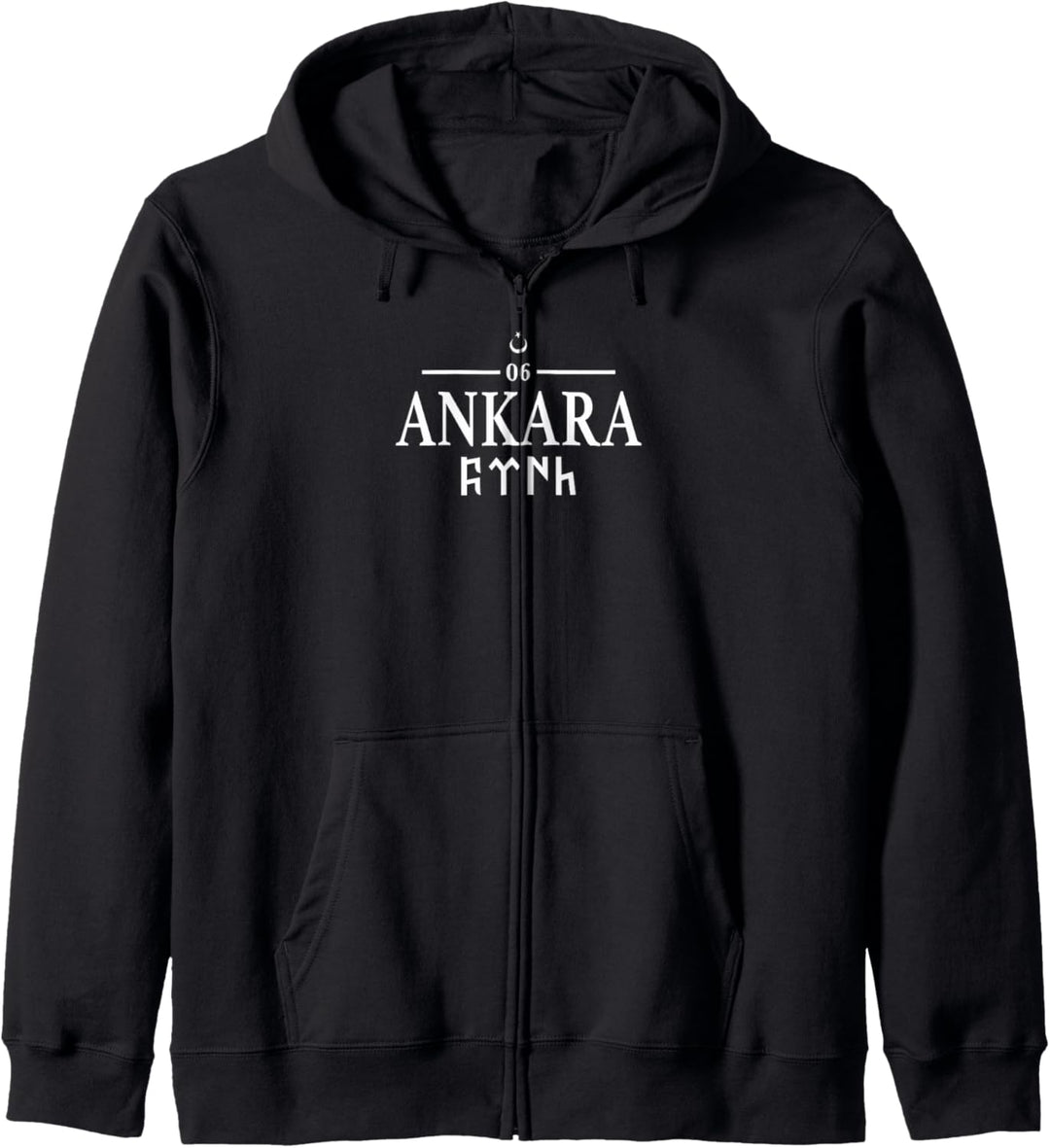 Ankarali Ankara 06 Göktürk Schrift Göktürkler Türkei Kapuzenjacke