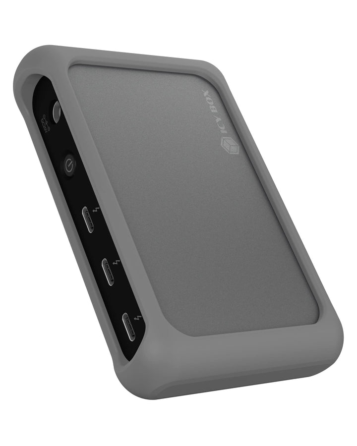 ICY BOX Thunderbolt 4 Mini Dock/HUB (5-in-1) für 2 Monitore (4k 60Hz) oder 1 Display (8k 30Hz), 85W