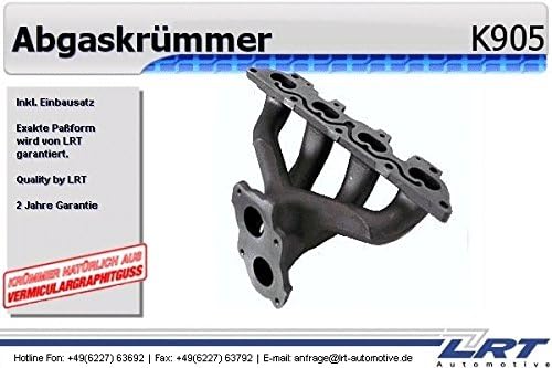 LRT K905 Krümmer, Abgasanlage