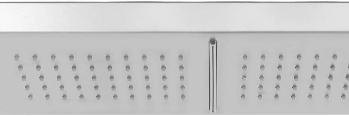 KOIECETA Gartendusche Aussendusche Pooldusche Garten Dusche Edelstahl Doppeldüsen