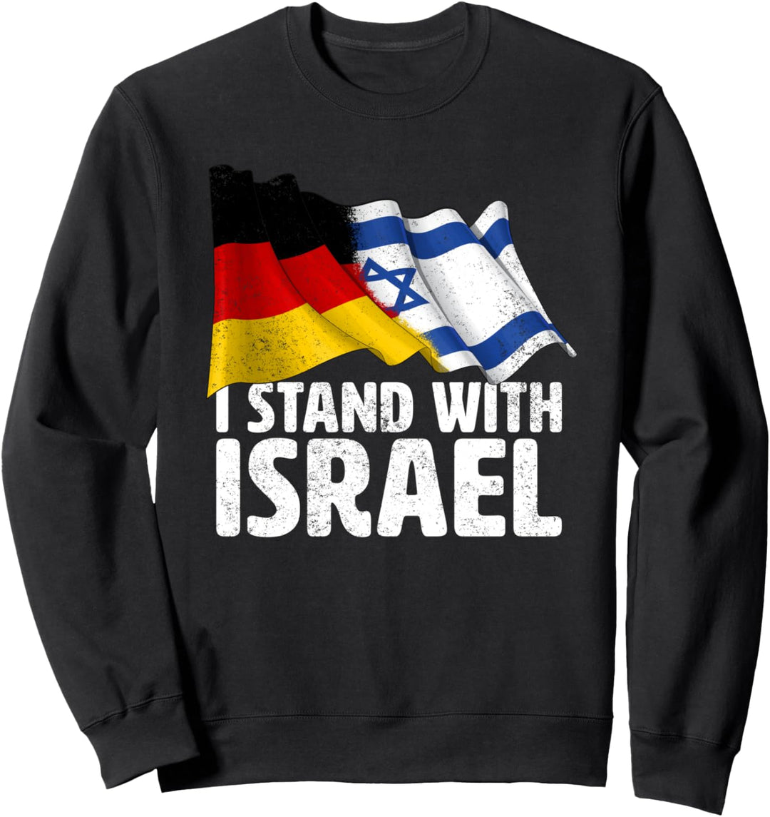 Germany Deutschland Israel Flag I stand With Israel Sweatshirt