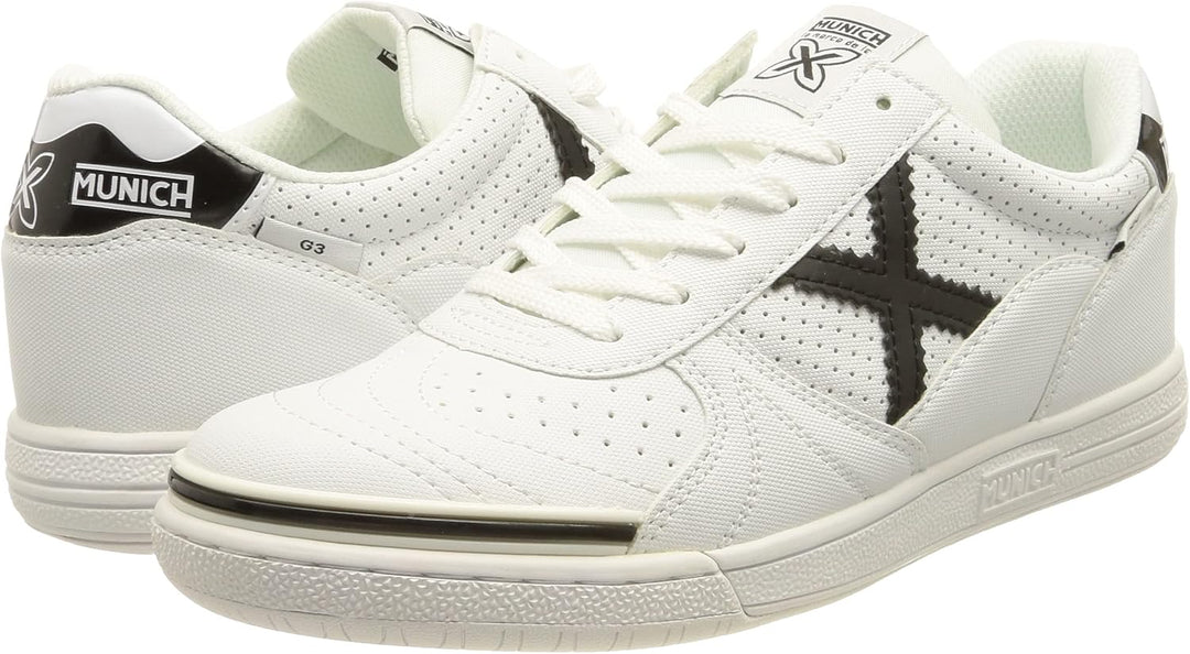 Munich Unisex G-3 Profit Fitnessschuhe, Weiss/Schwarz, 40 EU