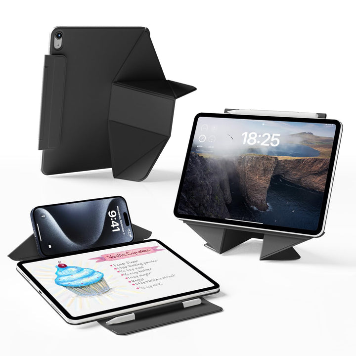 Magnetisch Hülle für iPad (A16) 11. Generation 11 Zoll 2025, iPad 10. Generation 10,9 Zoll 2022, Sch