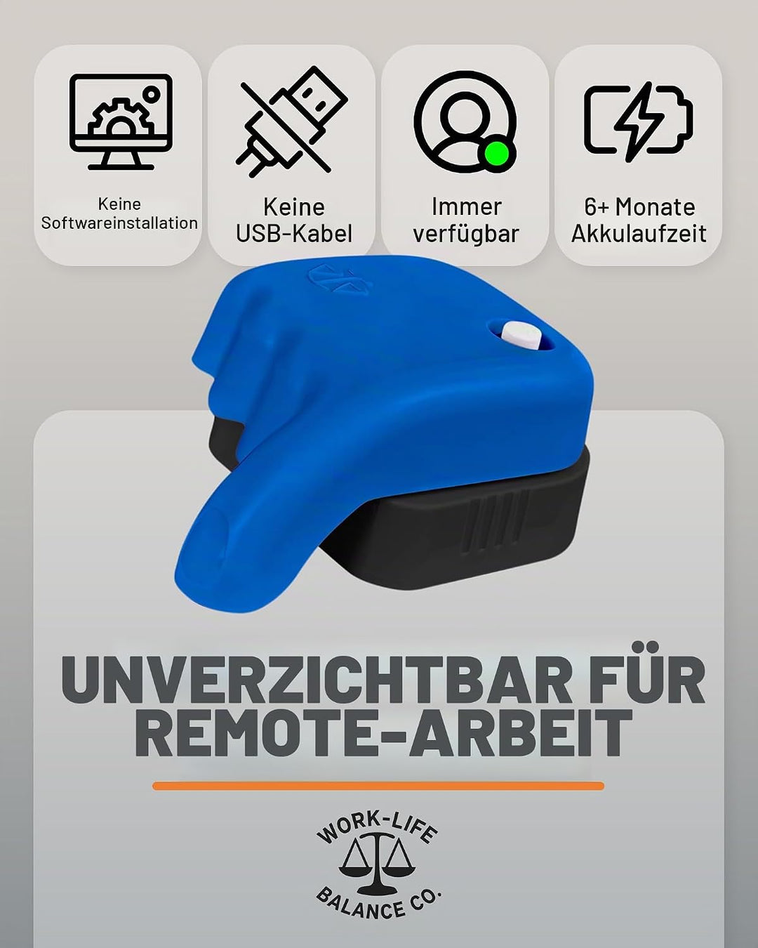 Magic Hand Trackpad Jiggler – natürliche Bewegung des Touchpads, kein USB, keine Software, patentier