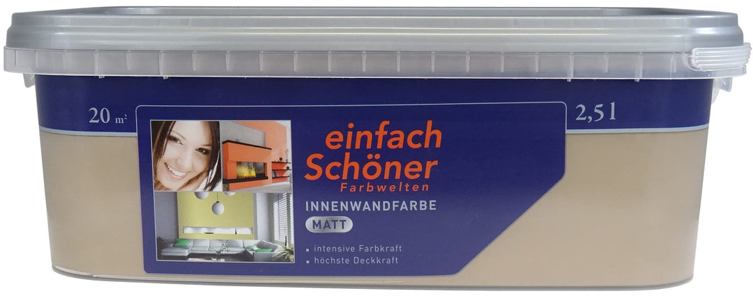 Wilckens Innenwandfarbe matt, 2,5 l, Mocca Braun 2.5 l (1er Pack) Mocca Braun, 2.5 l (1er Pack) Mocc