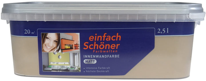 Wilckens Innenwandfarbe matt, 2,5 l, Mocca Braun 2.5 l (1er Pack) Mocca Braun, 2.5 l (1er Pack) Mocc