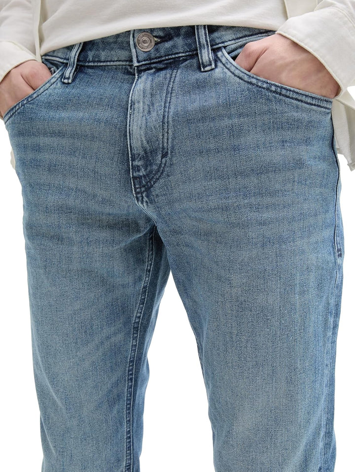 Tom Tailor Herren Marvin Straight Jeans 28W / 30L 10281 - Mid Stone Wash Denim, 28W / 30L 10281 - Mi