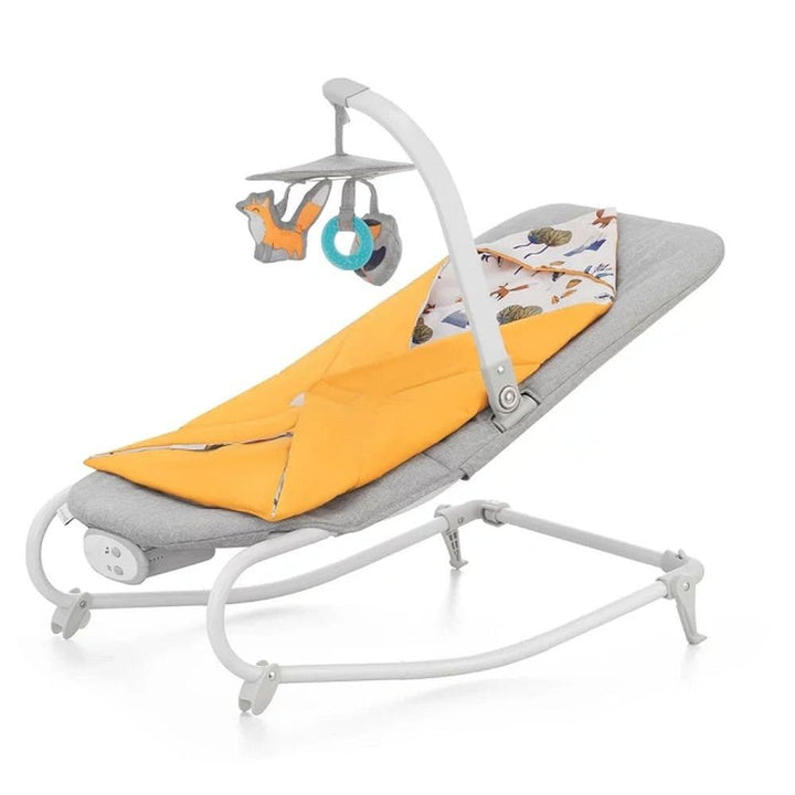 Kinderkraft FELIO2 Babywippe elektrisch ab geburt, Babyschaukel mit Spielbogen baby, 3 Spielzeugen,