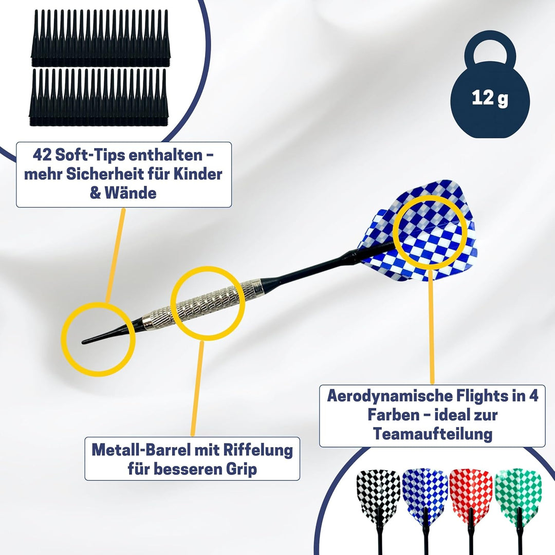 Best Sporting Dartscheibe elektronisch Oxford Evolution I Dartscheibe elektronisch mit LED-Anzeigen