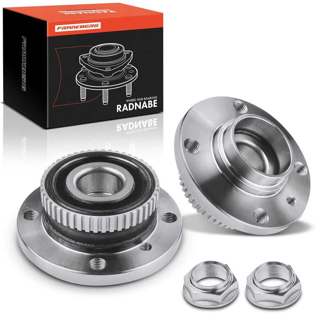 Frankberg 2x Radnabe Radlagersatz Vorne für 3er E30 3er Cabriolet E30 3er Touring E30 Z1 Roadster 1.