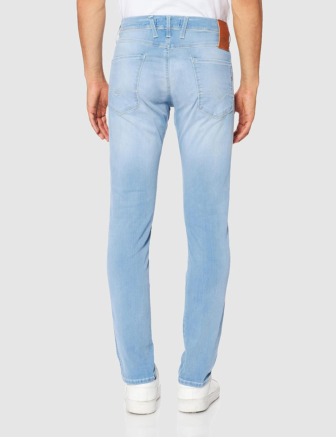 Replay Herren Jeans Anbass Hyperflex Re-Used Xlite 27W / 30L 010 Light Blue, 27W / 30L 010 Light Blu