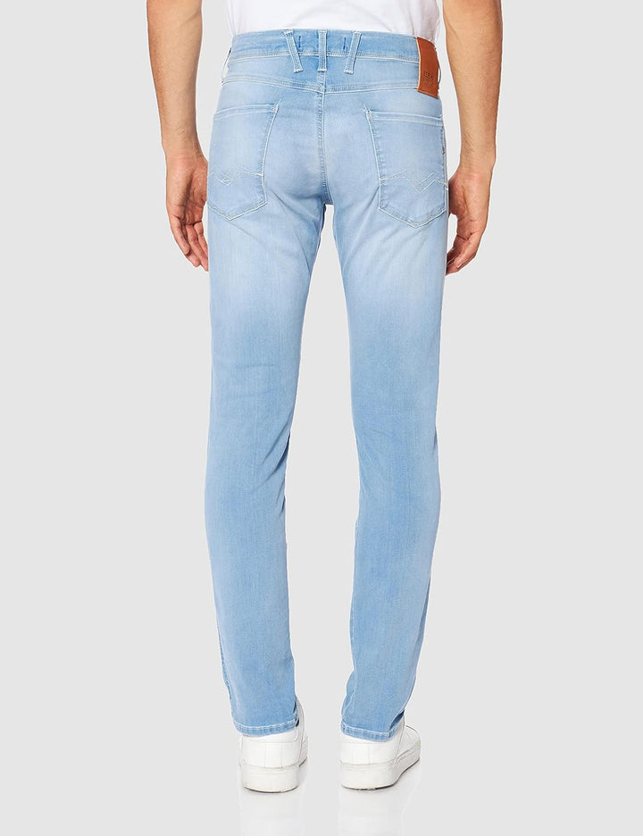Replay Herren Jeans Anbass Hyperflex Re-Used Xlite 27W / 30L 010 Light Blue, 27W / 30L 010 Light Blu