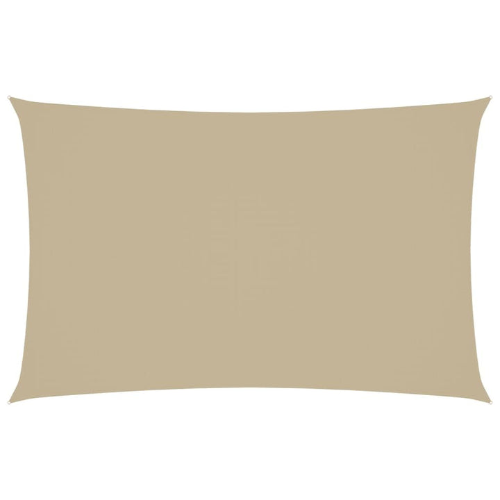 vidaXL Sonnensegel Oxford-Gewebe Rechteckig 2x5 m Beige Beige 2 x 5 m, Beige 2 x 5 m