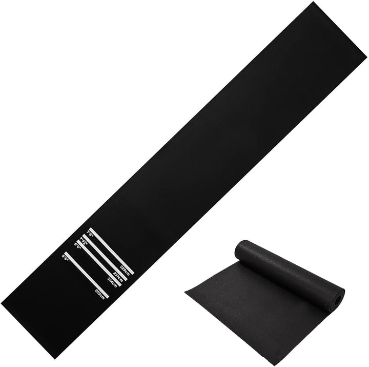 Generisch Dartscheiben Matte | 300x34cm Dartmatte für Boden | rutschfeste Gummis Dartteppich mit Abw